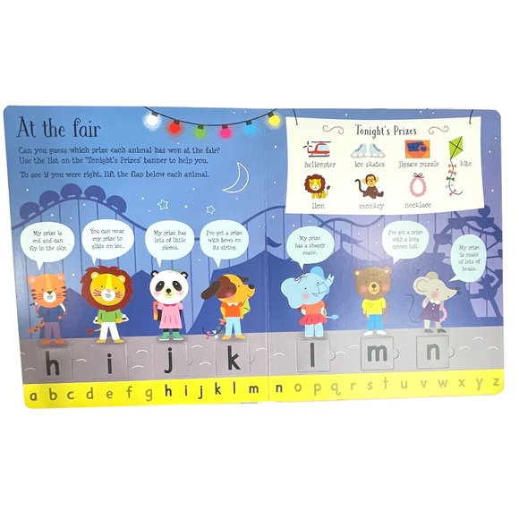 Usborne 2 Board Books (1) ABC Lift-the-Flap and (1) Alphabet Picture Book - Picture 6 of 12